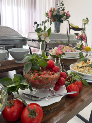 Mesa de evento Maná Eventos